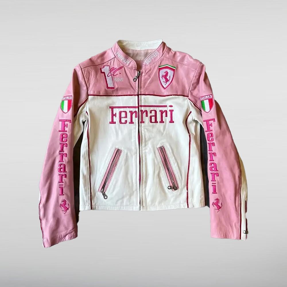 Leather ferrari jacket - Etsy 日本 Leather ferrari jacket - Etsy 日本