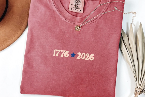 Patriotic Shirt, 1776 to 2026 Shirt, Comfort Colors America 250th Birthday Shirt