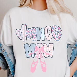 Coquette Dance Mom Shirt, Dance Mom Tee, Ballet Mom Gift, Dance Mama Shirt, Ballet Mom T-shirt, Gift for Dance Mom, Cute Comfort Colors Tee