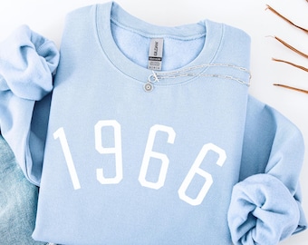 Retro 1966 Sweatshirt: Vintage 60th Birthday Style