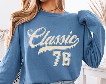 50th Birthday Shirt, Comfort Colors 1976 Birthday