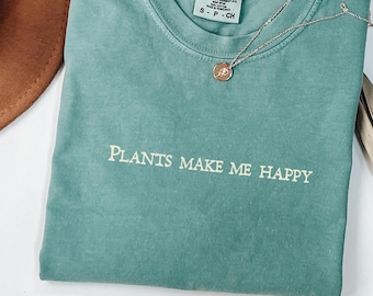 Plant Lover Shirt, Comfort Colors Gardening Shirt