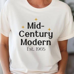 Custom Retro Birthday Tee, 50th, 60th, 70th Vintage Style Birthday Shirt, Mid Century Modern 50th, 60th, 70th, Born in 1950s, 1960s, 1970s