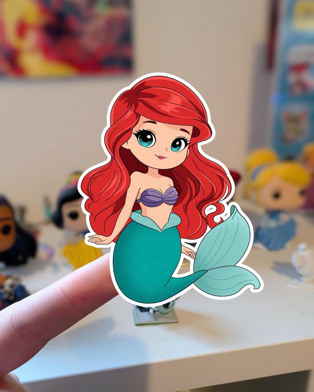 Ariel Stickers - Etsy