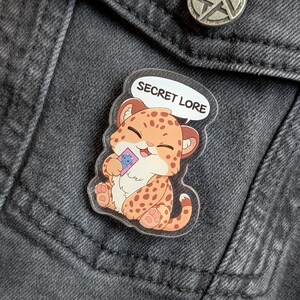 Acryl Pin Leopard Secret Lore