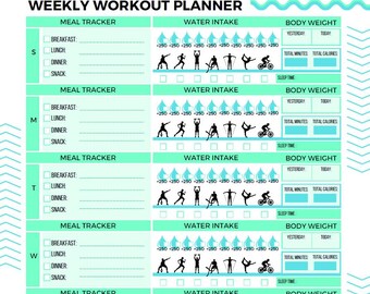weekly workout planner