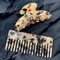 Custom Hair Comb, Personalized Engraved Hair Clip, Custom Hair Essentials, Engraved Name Hair Clip, Tooth Hair Comb product logo