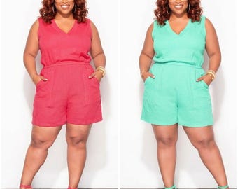 Funtime Sleeveless Rompers