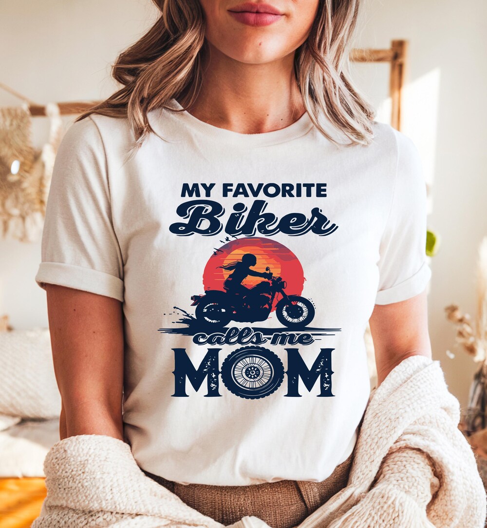 Supercross Shirt, Motocross Mom Gift, Race Day Shirt,Race Mom Shirt, Biker Mom Tee, My Favorite Biker Calls Me Mom Alwasky