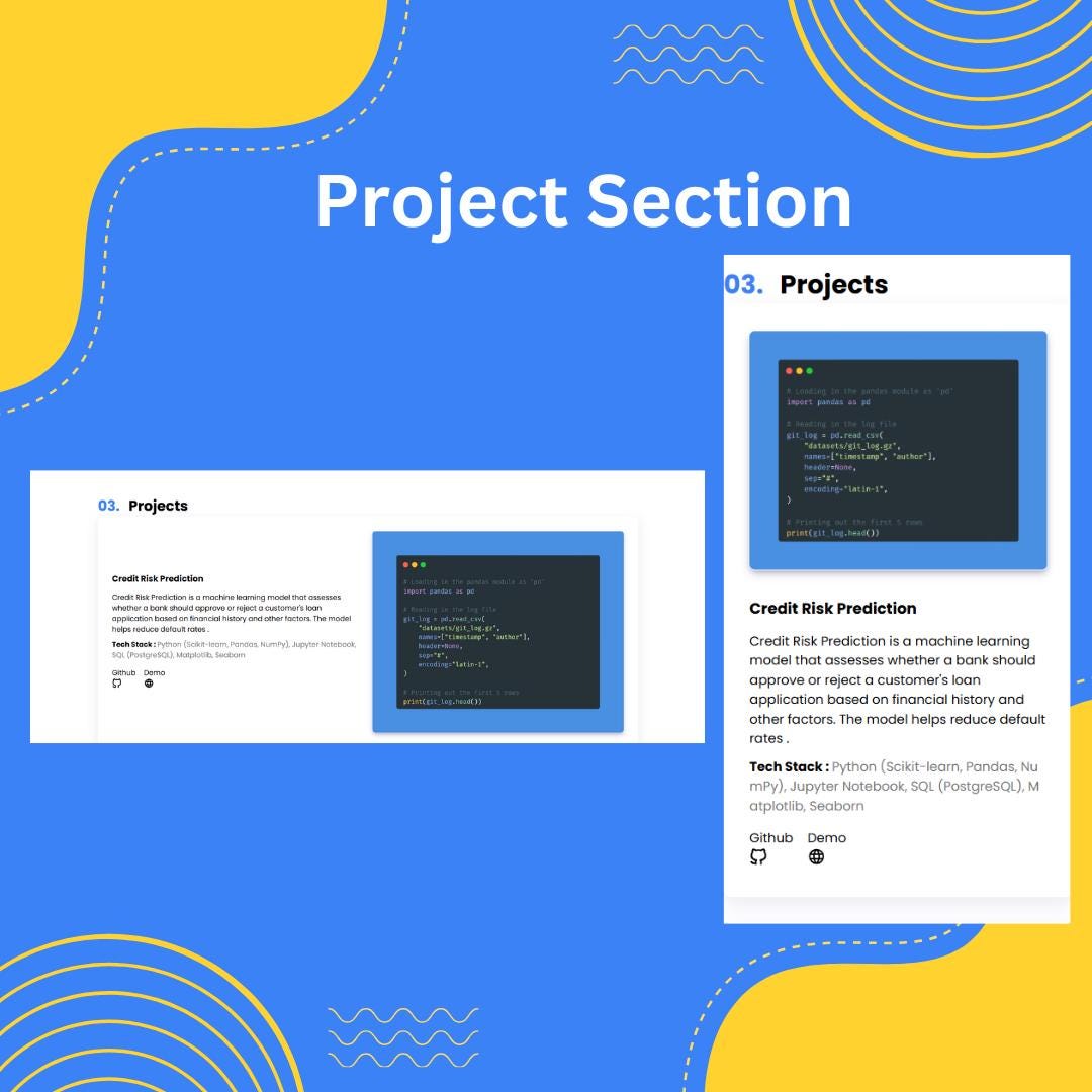 Personal Portfolio Website Template, Easy Editable, Built With Html Css ...