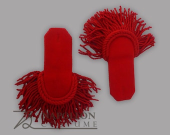 Épaulettes rouges pour la troupe