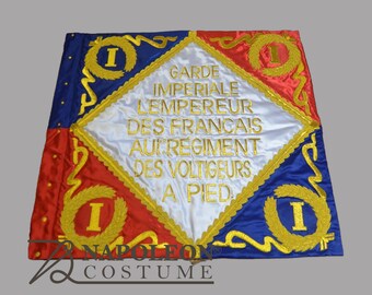 Flag Imperial Guard 1st Hunters a Pied of the Gard