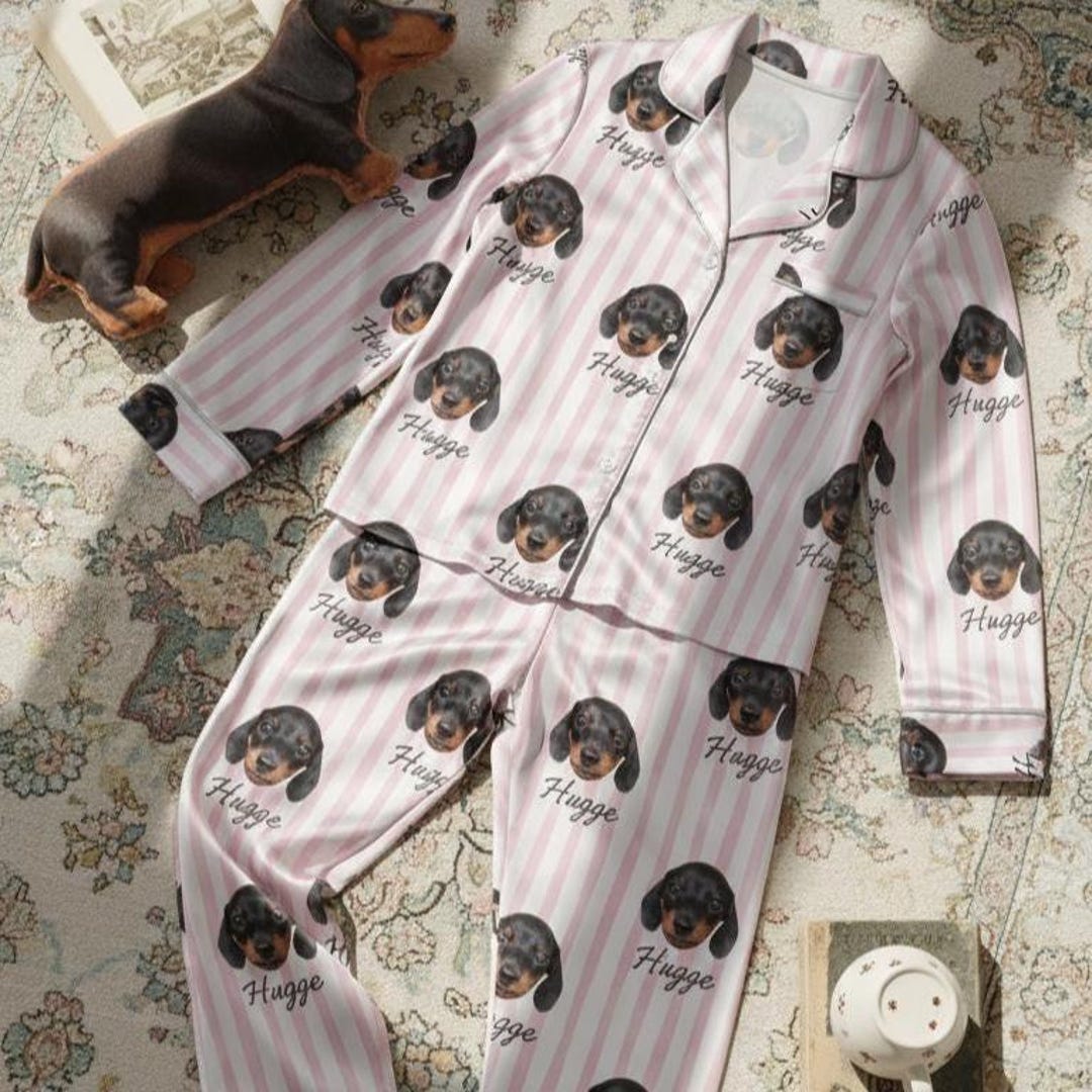 Personalized Photo Pajamas – Custom 3D Print Pants Set, Family Matching ...