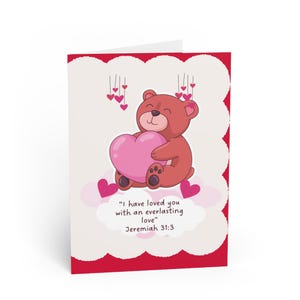 Cute Valentine Greeting Cards, Sweet Love Notes, Heartfelt Messages for Loved Ones, Perfect for Anniversaries, Birthdays