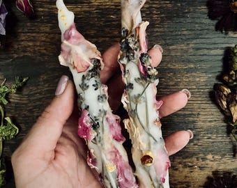 Ritual candle • Prayer candle • Witch Candle • Handmade • Spell casting • Energy work • Single Candle
