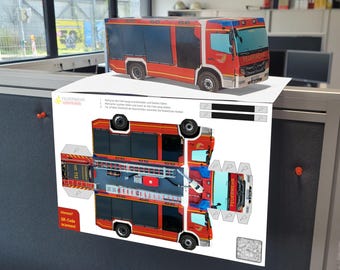Individual crafting sheet for your emergency vehicle | Fire brigade, rescue service, police, THW | Complete package creation