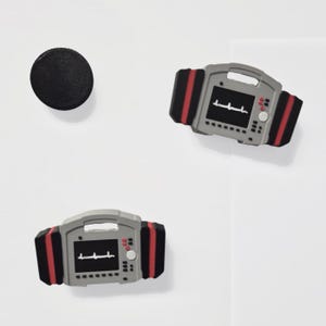 Magnete per monitor paziente e defibrillatore | Per frigorifero, armadietto o lavagna magnetica | Ideale per servizi di emergenza e paramedici