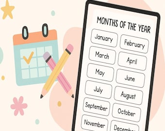 Months & Days of the Week Printable Worksheets: Kids Learning Activities (PDF)