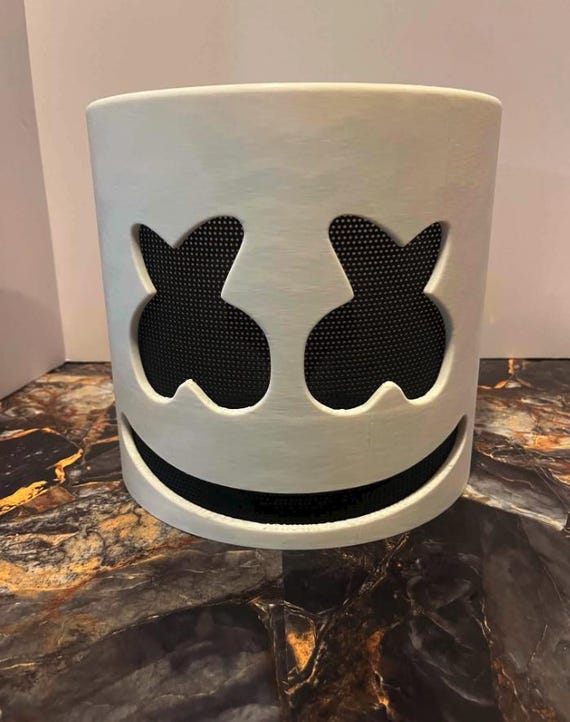Replica Marshmello HARD Helmet 1:1 Scale Cosplay Prop DJ Mask