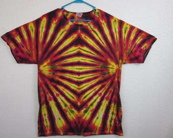 Tie Dye Unisex Size Large Rays of Fire