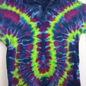 Tie Dye Polo XL