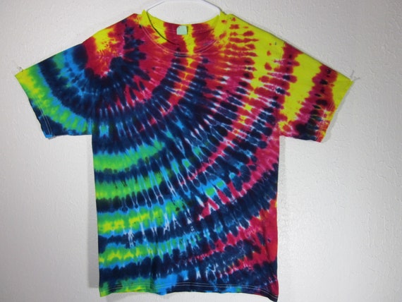 Rainbow Ripple Waves Wig Wag Tie Dye Unisex Size Medium | Etsy