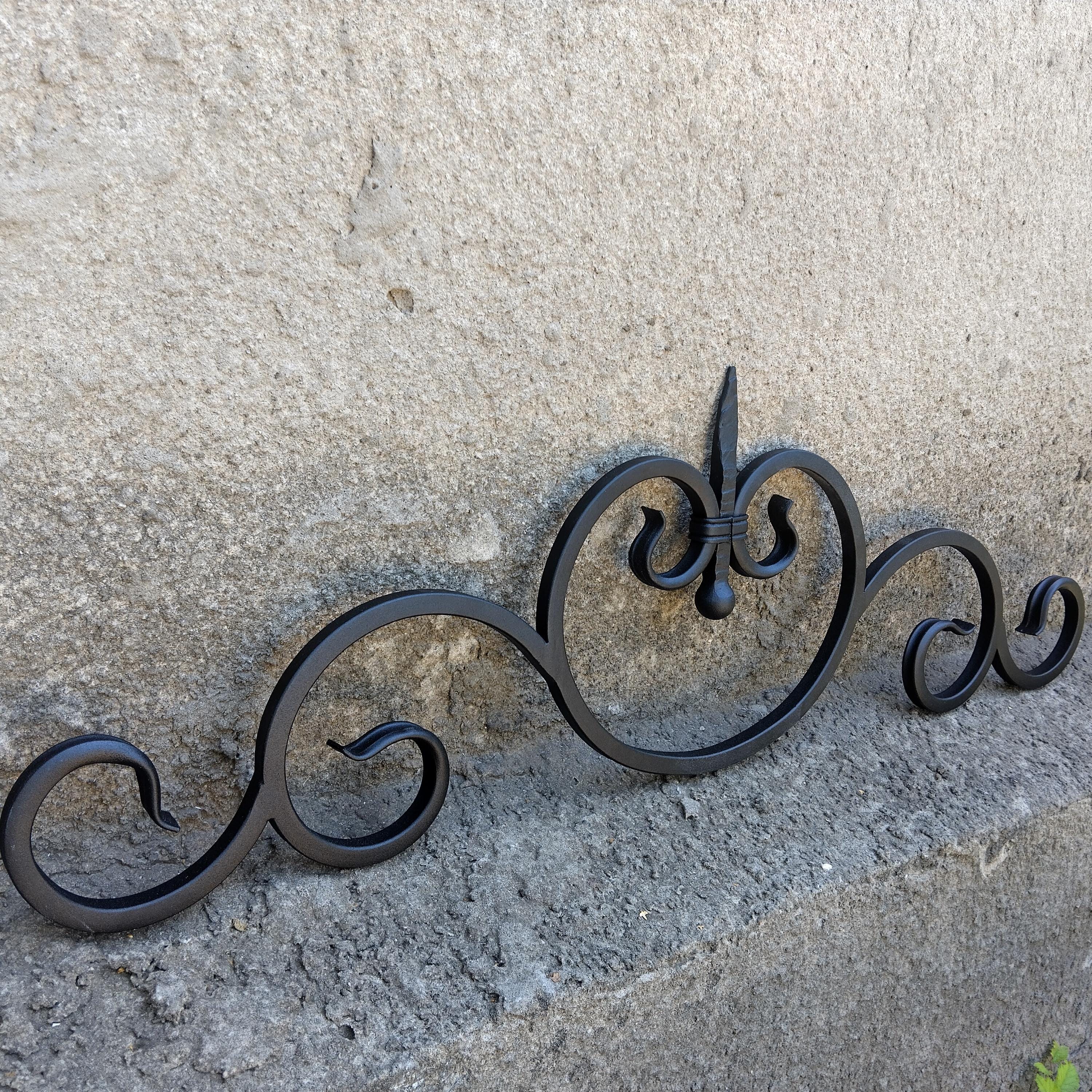 Decorazione da Parete in Ferro, Banco di Pesci, Metallo in Ferro Battuto 3D Scultura da Parete Decorativa per Studio Soggiorno Camera da Letto La Stanza dei Bambini