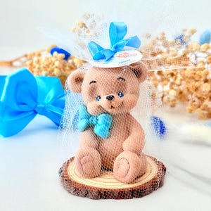 Saponi grandi a forma di orsetto, bomboniere per baby shower, bomboniere per feste, non vediamo l'ora, regalo di anniversario, regali per bambini, 1° anniversario