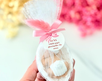 Angel Baby Favor: Sleeping Baby Figurine, Baptism Gift