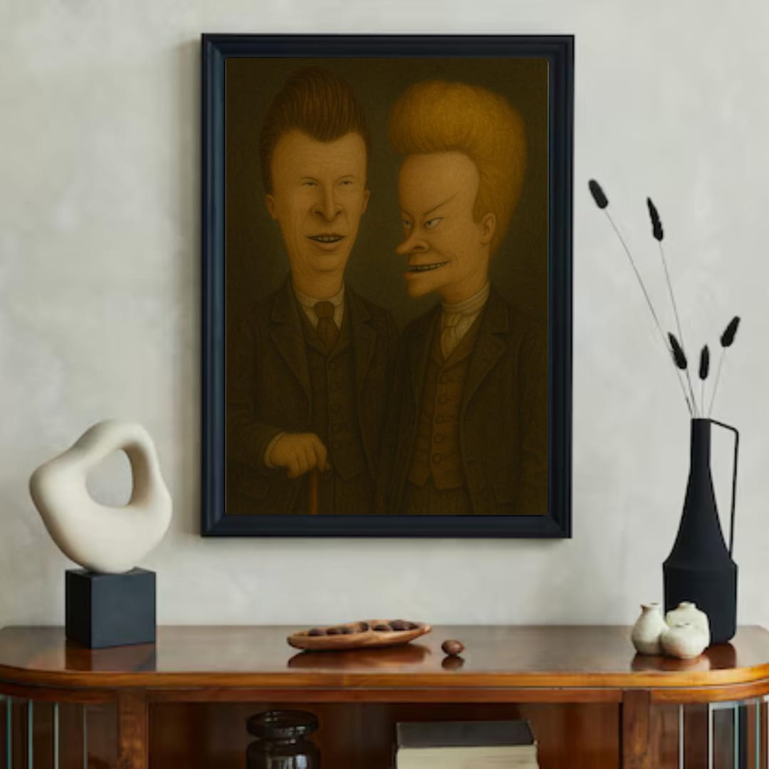 Beavis and Butt-head Wall Art | Victorian Gentleman Portrait Print ...