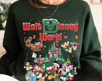 Retro Mickey Very Merry Christmas Party Shirt, Mickey And Friends Christmas Matching Tee, Magic Kingdom Shirt, Disneyworld Christmas Shirt
