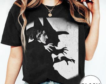 Wizard of Oz Tee: Vintage Wicked Witch Comfort Colors Shirt, Wicked Changed For Good Comfort Colors Shirt