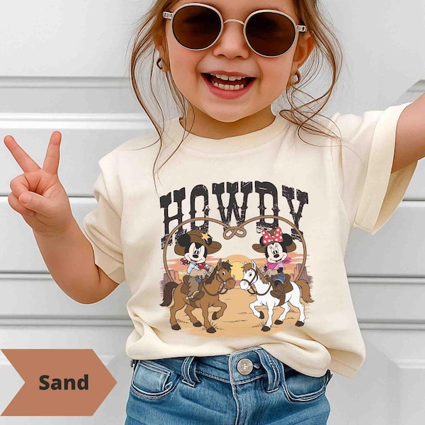 Camiseta retro de Disney Mickey y sus amigos estilo vaquero, camiseta para fiestas del Oeste, camiseta Howdy, camiseta de vaquero de Disney, camiseta de Disney del Oeste, camiseta de regalo Howdy Partners