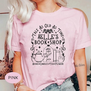 Tale As Old As Time Belle&#39;S Book Shop Shirt, Belle Princess Tshirt, Beauty And The Beast Tee, Disney Trip Shirt, Magic Kingdom Family Trip