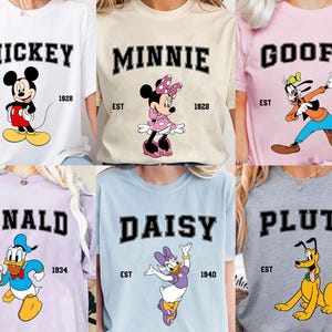 Vintage Disney Characters Shirt, Mickey And Friends Tshirt, All Disney Charcters Tee, Disney Trip Shirt, Magic Kingdom Family Trip