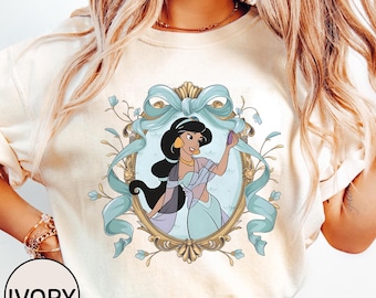 Disney Jasmine Shirt, Jasmine Trip Shirt, Princess Jasmine, Disney Castle Watercolor, Princess Matching, Disney Matching, Minnie Ears Shirt.