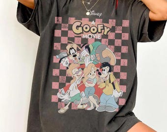 Vintage Disney A Goofy Movie Characters Shirt, Max & Roxanne Tee, Powerline “Stand Out” T-Shirt, Family Trip Disneyland Tee, Disney 2026 Tee