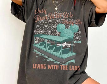 Vintage Living With The Land Epcot Farming Shirt, Mickey & Friends WDW Theme Park Shirt, Family Trip Outfit, Magic Kingdom The Land Shirt