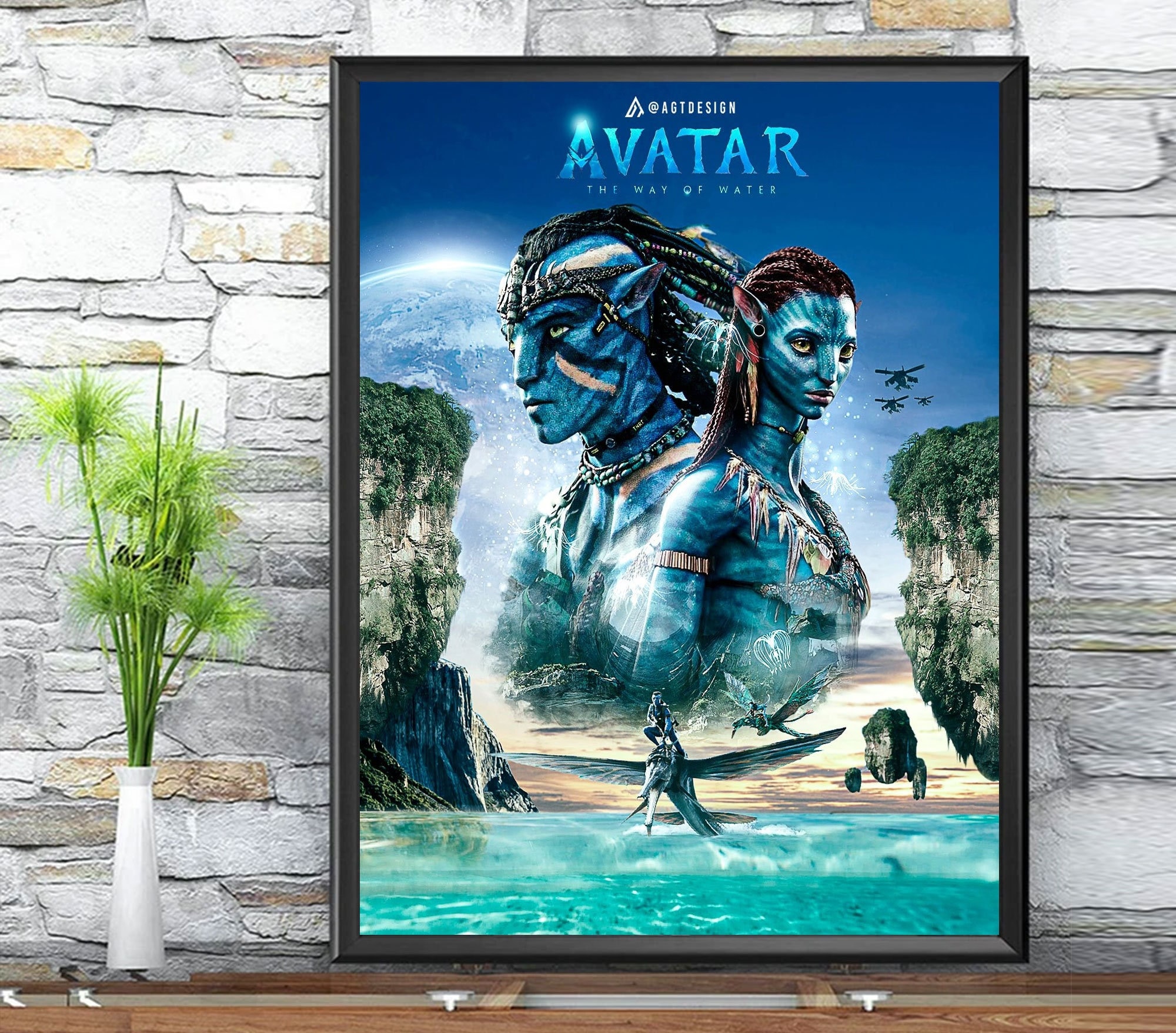 Avatar The Way of Water Poster, Avatar 2 Poster, Avatar Movie 2022 Poster