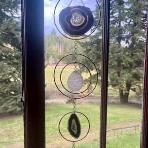 Agate Gemstone Suncatcher