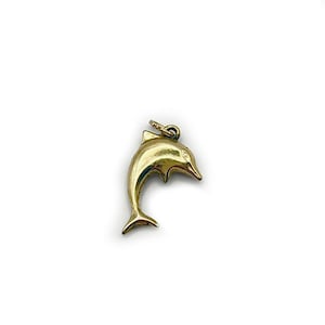 Breloque dauphin vintage - Or jaune 9 carats