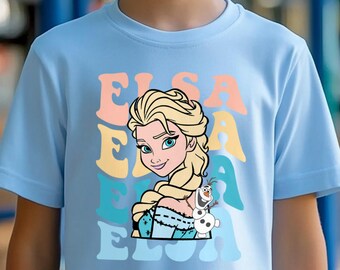 Disney Princess Shirt, Custom Princess Shirt, Disney Princess Anna Elsa Snow White Cinderella Belle Ariel Shirts, Bestseller, 332329