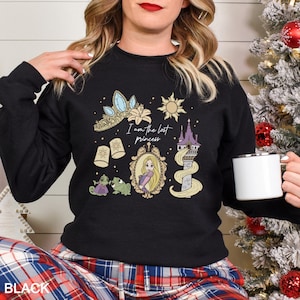 Retro Disney Tangled Rapunzel Sweatshirt, Disney Princess Rapunzel Sweatshirt, Lost Princess Hoodie, Magic Kingdom Princess Crewneck, 333319