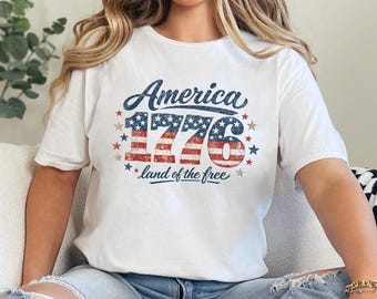America Land Of The Free Shirt, 4th Of July Shirt, Patriotic Independence Day Shirt, Memorial Day Tee, 335250