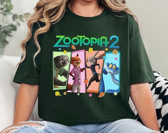 Zootopia 2 Disney Shirt, Disneyworld Shirts, Judy Hopps Nick Wilde Gary De'Snake Tshirt, Disneyland Zootopia Tee, 334532