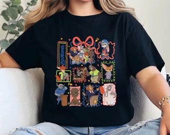 Disney Zootopia Coquette Shirt, Disney World Shirts, Zootopia Characters Tshirt, Disneyland Zootopia Tere, 334526