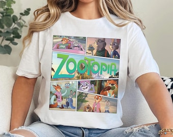Disney Zootopia 2 Movie Scenes Shirt, Disney World Shirts, Zootopia Characters Tshirt, Disneyland Zootopia Tee, 334508
