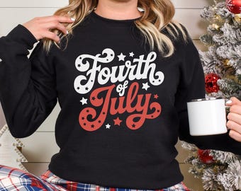 Sudadera del 4 de julio, Sudadera con capucha para la familia estadounidense del 4 de julio, Sudadera de cuello redondo del Día de la Independencia del 4 de julio, 335560