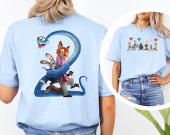 Disney Zootopia Characters Shirt, Nick Wilde Judy Hopps Tshirt, Disney Family Trip Shirts, Zootopia Mickey Balloons Tee, 334476