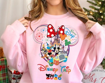 Disney Family Sweatshirt 2026, Disney Vacation Group Shirt, Disneyworld Hoodie, Disney Family Trip Crewneck, Disney Shirts, 332627